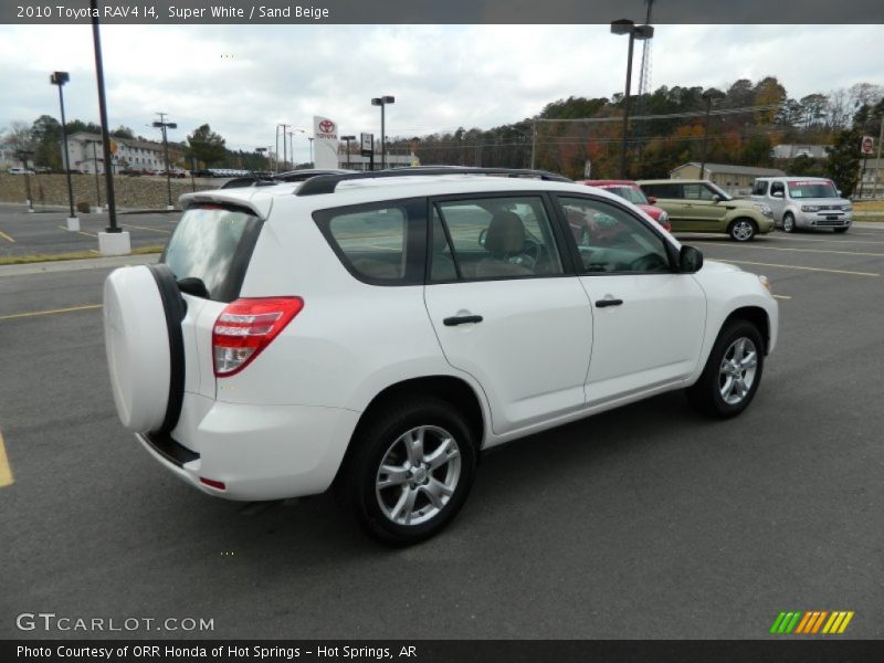 Super White / Sand Beige 2010 Toyota RAV4 I4
