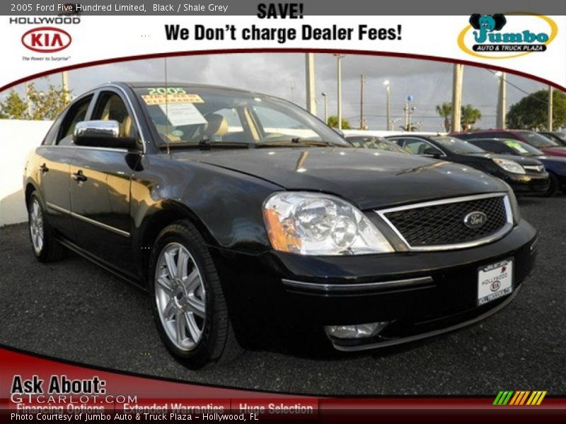 Black / Shale Grey 2005 Ford Five Hundred Limited