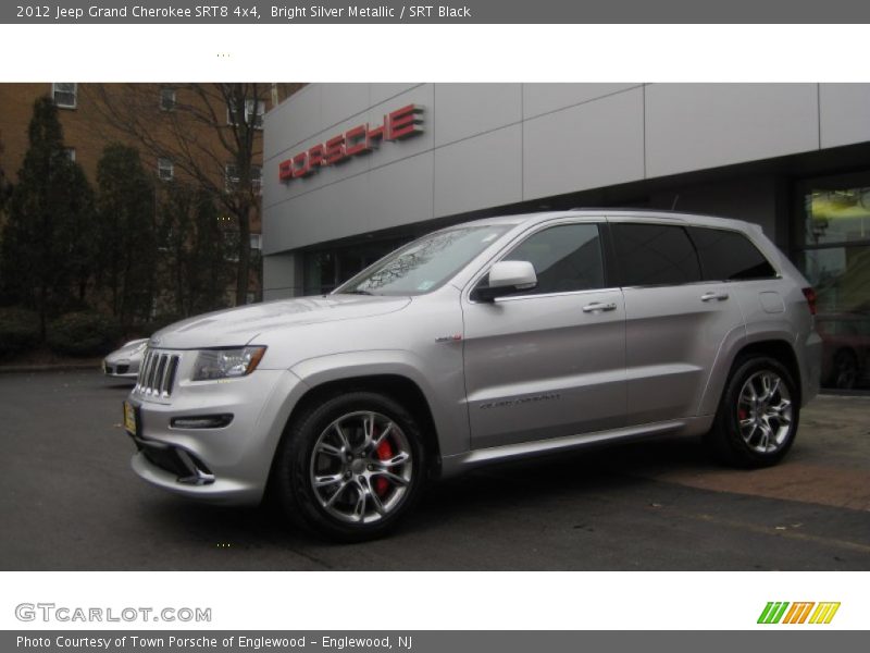 Bright Silver Metallic / SRT Black 2012 Jeep Grand Cherokee SRT8 4x4