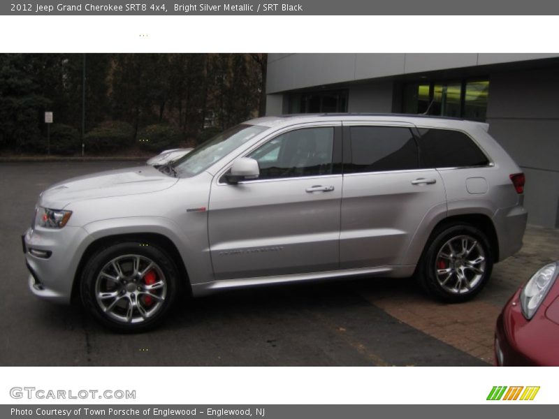 Bright Silver Metallic / SRT Black 2012 Jeep Grand Cherokee SRT8 4x4