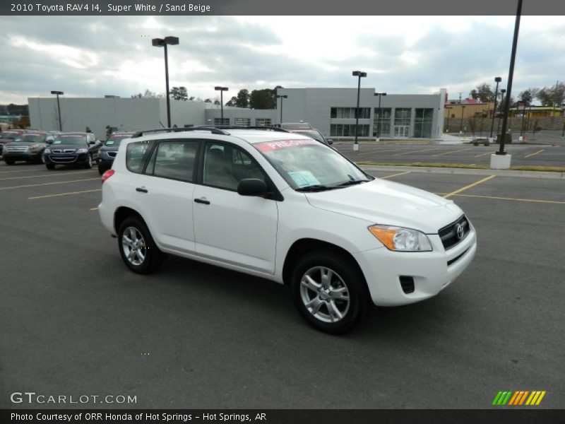 Super White / Sand Beige 2010 Toyota RAV4 I4