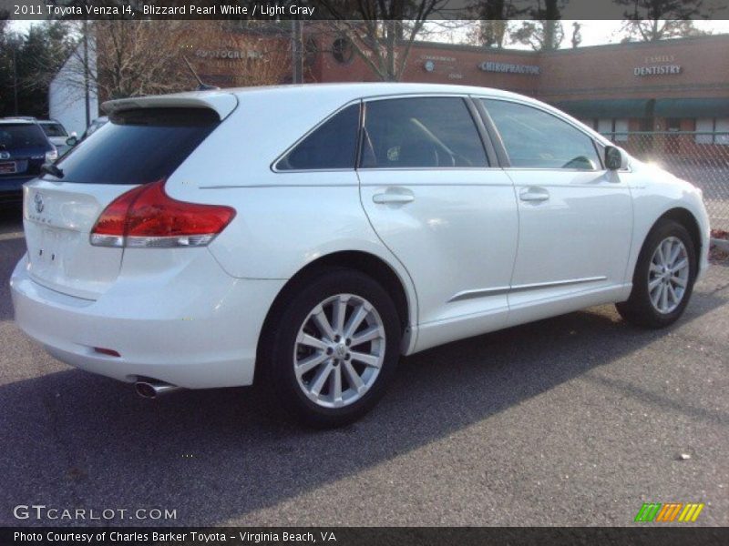 Blizzard Pearl White / Light Gray 2011 Toyota Venza I4