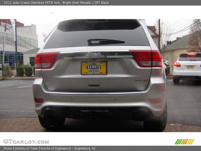 Bright Silver Metallic / SRT Black 2012 Jeep Grand Cherokee SRT8 4x4