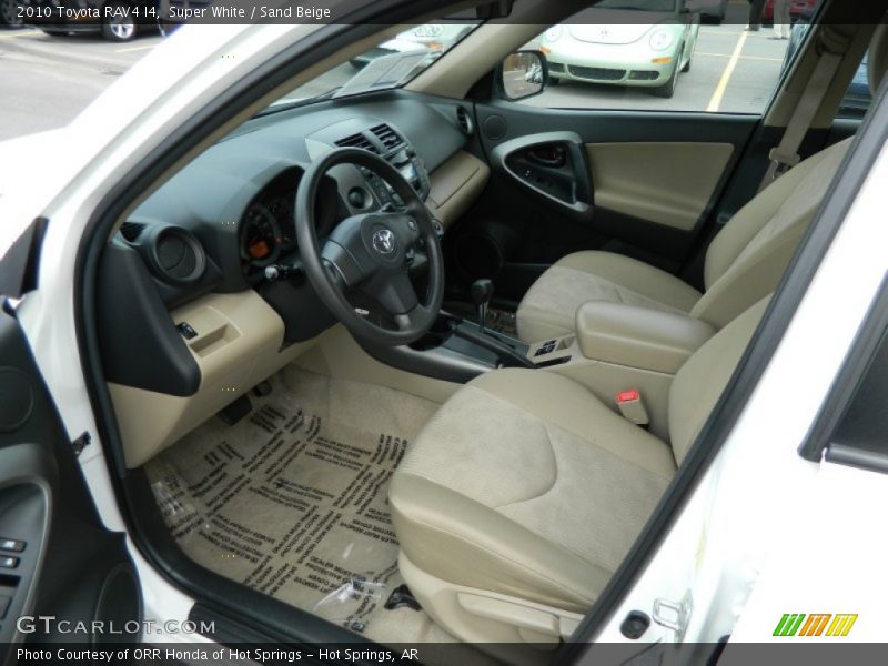 Super White / Sand Beige 2010 Toyota RAV4 I4