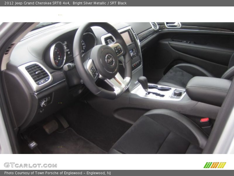 Bright Silver Metallic / SRT Black 2012 Jeep Grand Cherokee SRT8 4x4