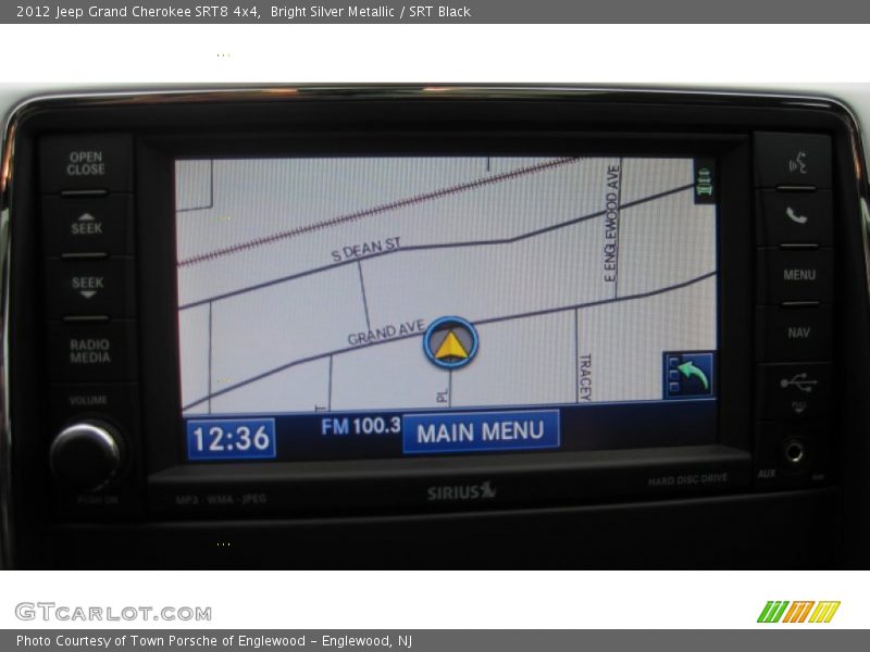 Navigation of 2012 Grand Cherokee SRT8 4x4