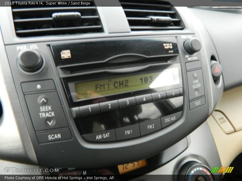 Super White / Sand Beige 2010 Toyota RAV4 I4