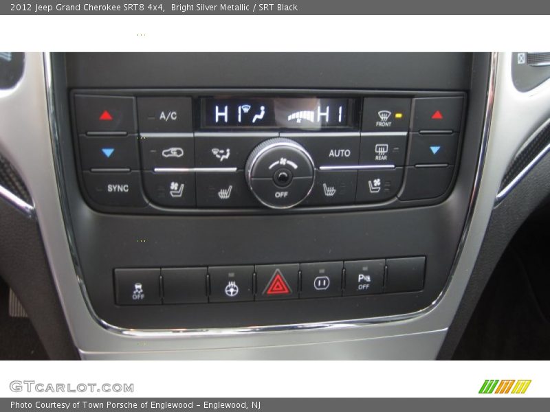 Controls of 2012 Grand Cherokee SRT8 4x4
