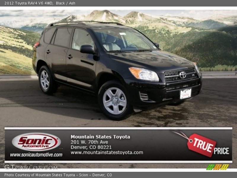 Black / Ash 2012 Toyota RAV4 V6 4WD