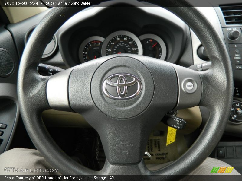 Super White / Sand Beige 2010 Toyota RAV4 I4