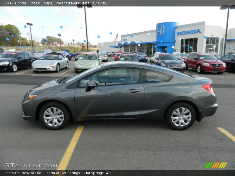 Polished Metal Metallic / Gray 2012 Honda Civic LX Coupe