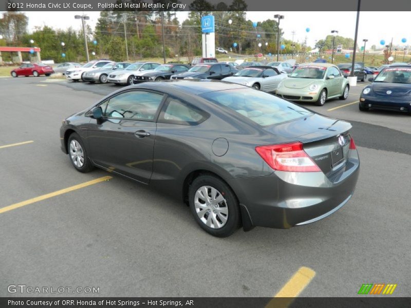 Polished Metal Metallic / Gray 2012 Honda Civic LX Coupe