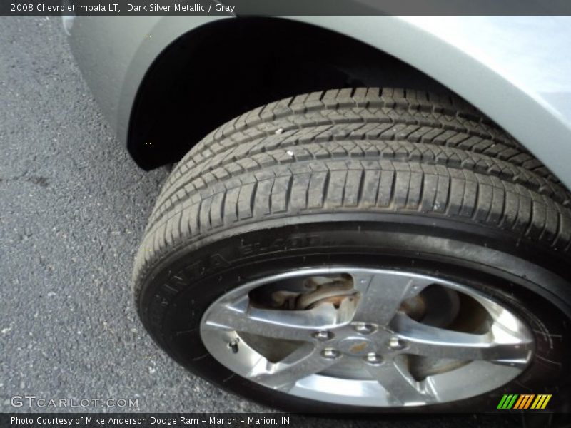 Dark Silver Metallic / Gray 2008 Chevrolet Impala LT