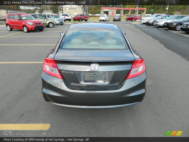 Polished Metal Metallic / Gray 2012 Honda Civic LX Coupe