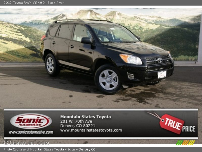 Black / Ash 2012 Toyota RAV4 V6 4WD