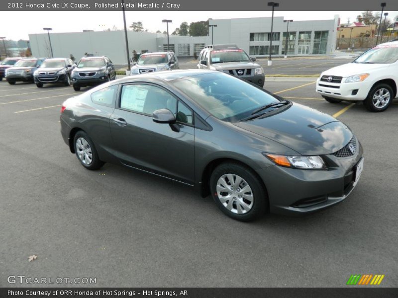 Polished Metal Metallic / Gray 2012 Honda Civic LX Coupe