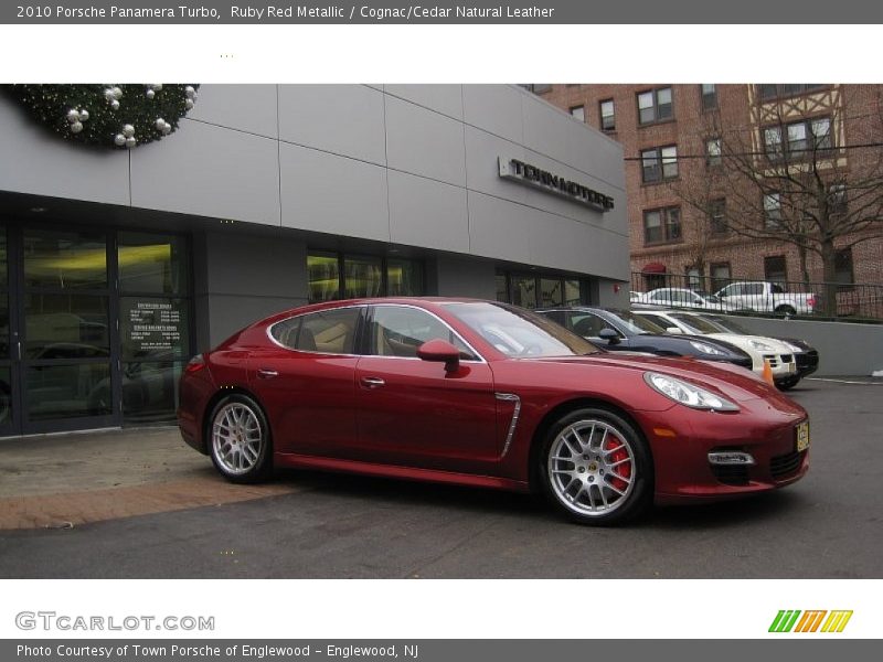 Ruby Red Metallic / Cognac/Cedar Natural Leather 2010 Porsche Panamera Turbo