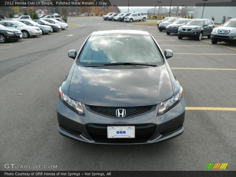 Polished Metal Metallic / Gray 2012 Honda Civic LX Coupe