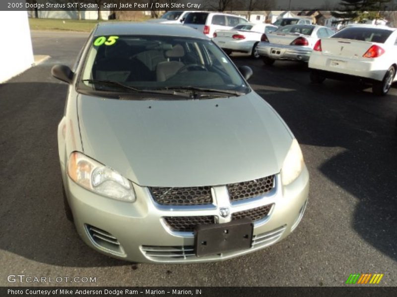 Satin Jade Pearl / Dark Slate Gray 2005 Dodge Stratus SXT Sedan