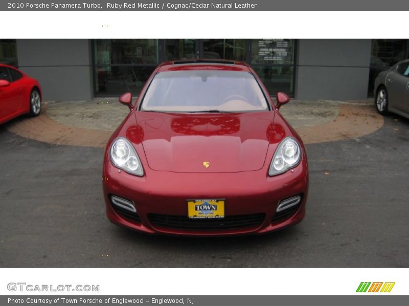 Ruby Red Metallic / Cognac/Cedar Natural Leather 2010 Porsche Panamera Turbo