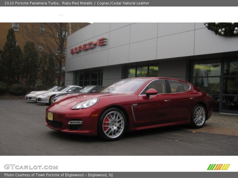 Ruby Red Metallic / Cognac/Cedar Natural Leather 2010 Porsche Panamera Turbo
