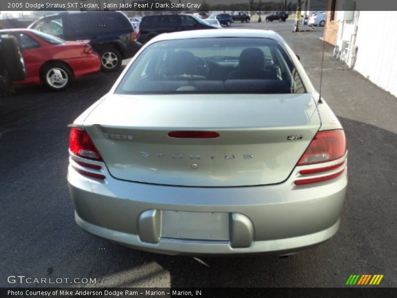 Satin Jade Pearl / Dark Slate Gray 2005 Dodge Stratus SXT Sedan