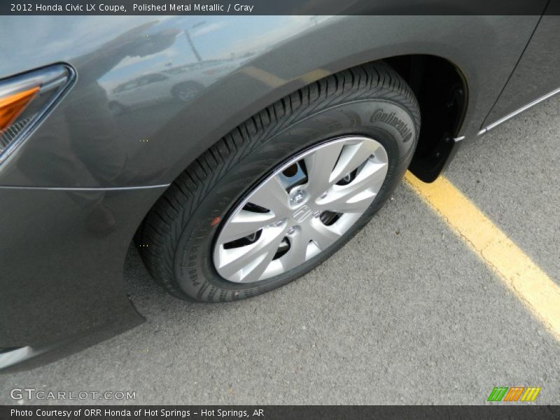 Polished Metal Metallic / Gray 2012 Honda Civic LX Coupe