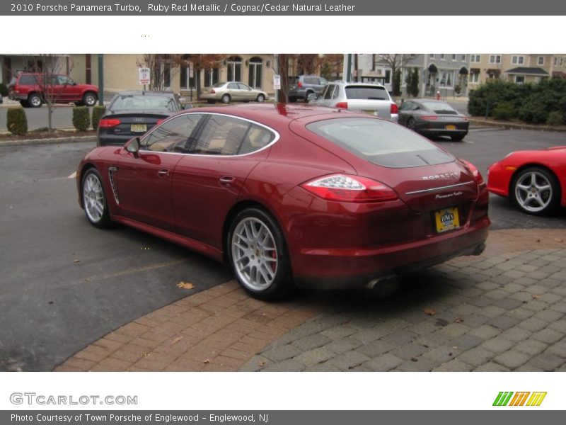 Ruby Red Metallic / Cognac/Cedar Natural Leather 2010 Porsche Panamera Turbo