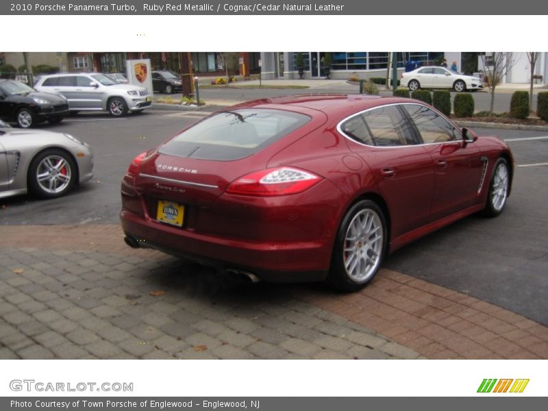 Ruby Red Metallic / Cognac/Cedar Natural Leather 2010 Porsche Panamera Turbo