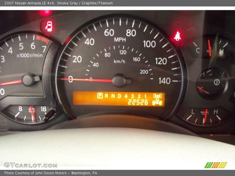 Smoke Gray / Graphite/Titanium 2007 Nissan Armada LE 4x4