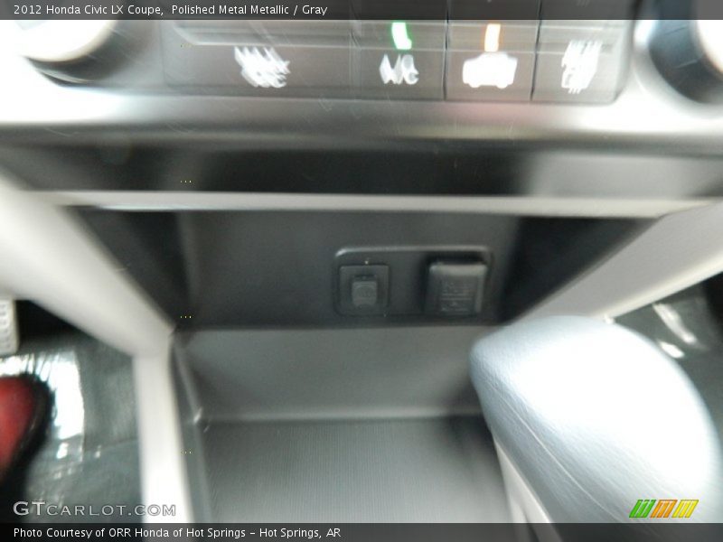 Polished Metal Metallic / Gray 2012 Honda Civic LX Coupe