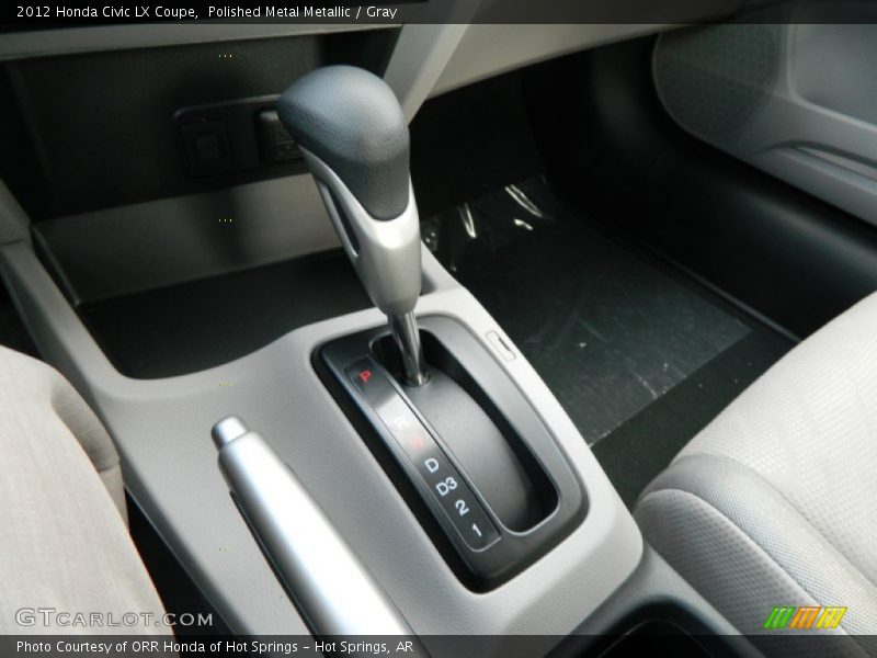 Polished Metal Metallic / Gray 2012 Honda Civic LX Coupe