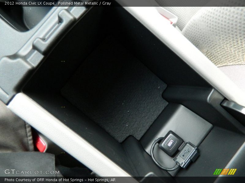 Polished Metal Metallic / Gray 2012 Honda Civic LX Coupe