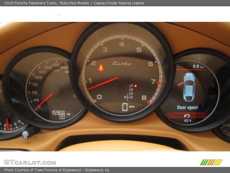  2010 Panamera Turbo Turbo Gauges