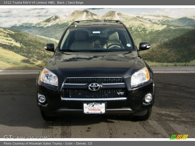 Black / Sand Beige 2012 Toyota RAV4 V6 Limited 4WD
