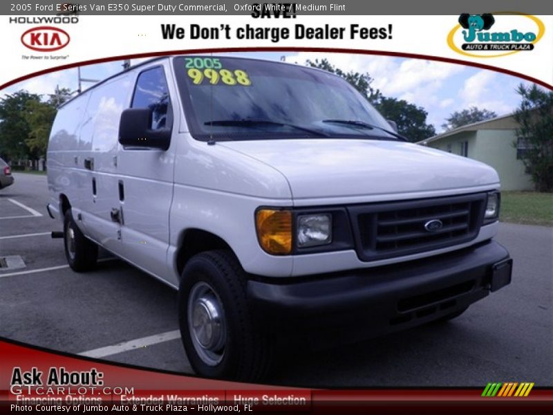 Oxford White / Medium Flint 2005 Ford E Series Van E350 Super Duty Commercial