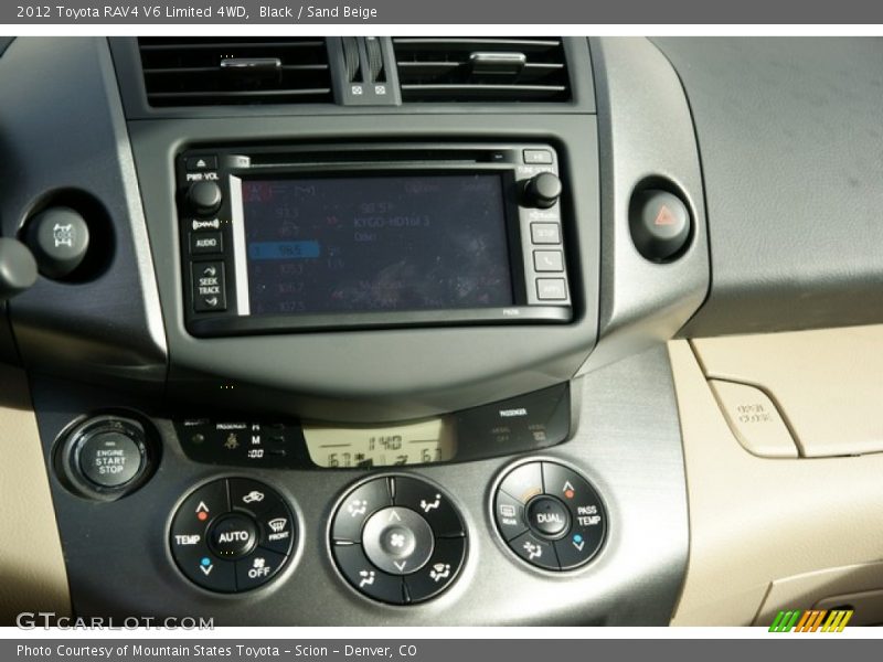 Black / Sand Beige 2012 Toyota RAV4 V6 Limited 4WD