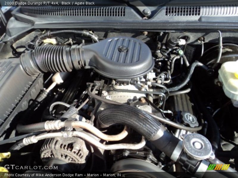 Black / Agate Black 2000 Dodge Durango R/T 4x4