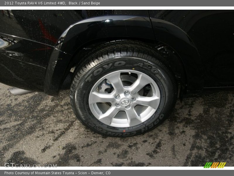 Black / Sand Beige 2012 Toyota RAV4 V6 Limited 4WD