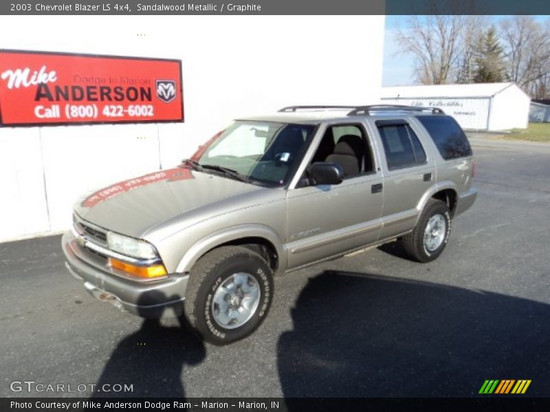Sandalwood Metallic / Graphite 2003 Chevrolet Blazer LS 4x4