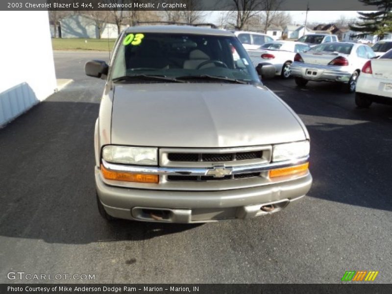Sandalwood Metallic / Graphite 2003 Chevrolet Blazer LS 4x4