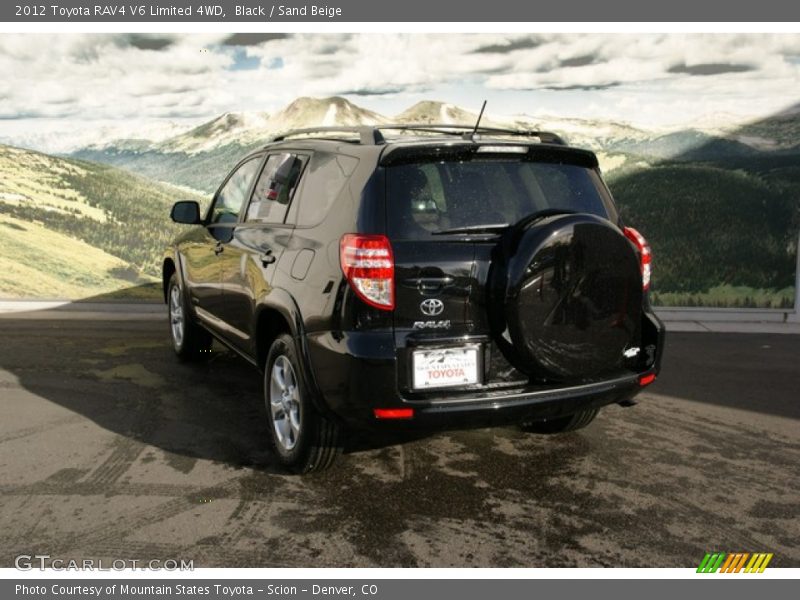 Black / Sand Beige 2012 Toyota RAV4 V6 Limited 4WD