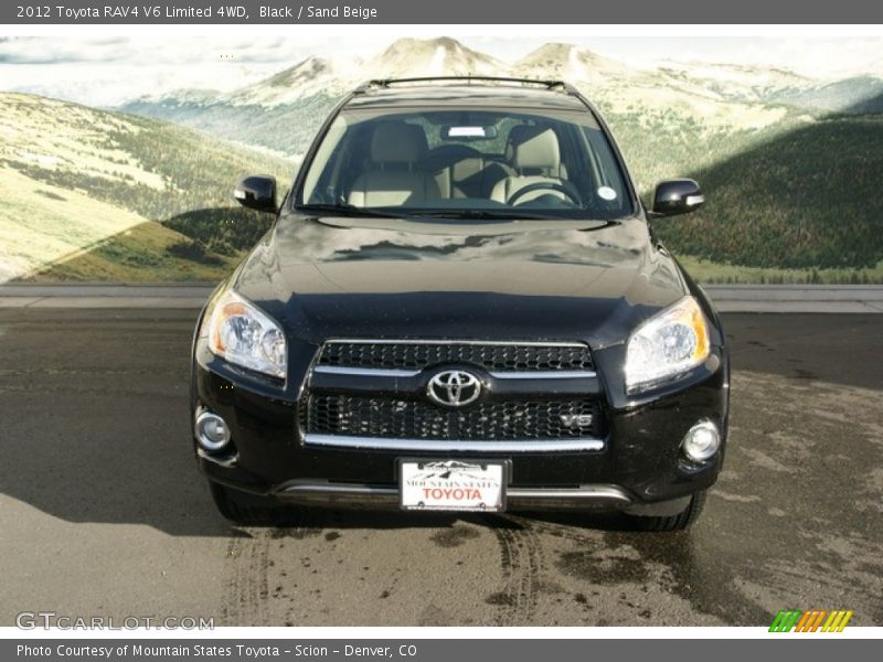 Black / Sand Beige 2012 Toyota RAV4 V6 Limited 4WD