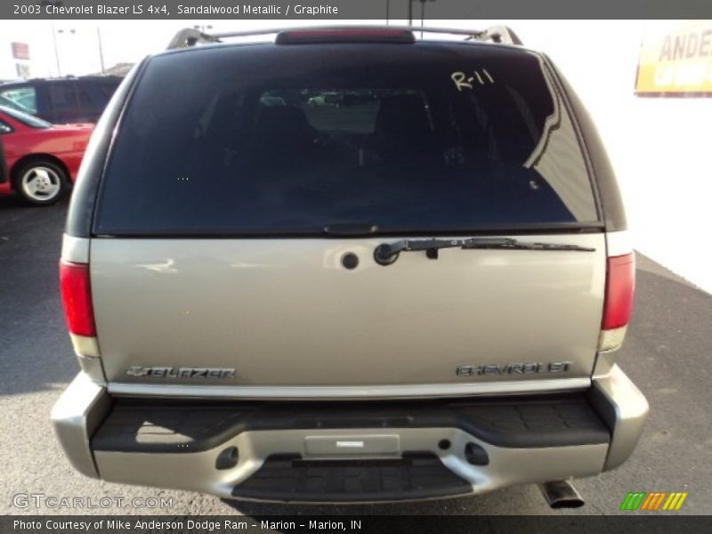 Sandalwood Metallic / Graphite 2003 Chevrolet Blazer LS 4x4