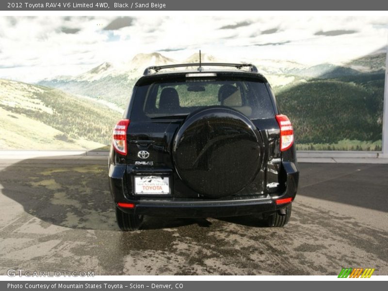 Black / Sand Beige 2012 Toyota RAV4 V6 Limited 4WD