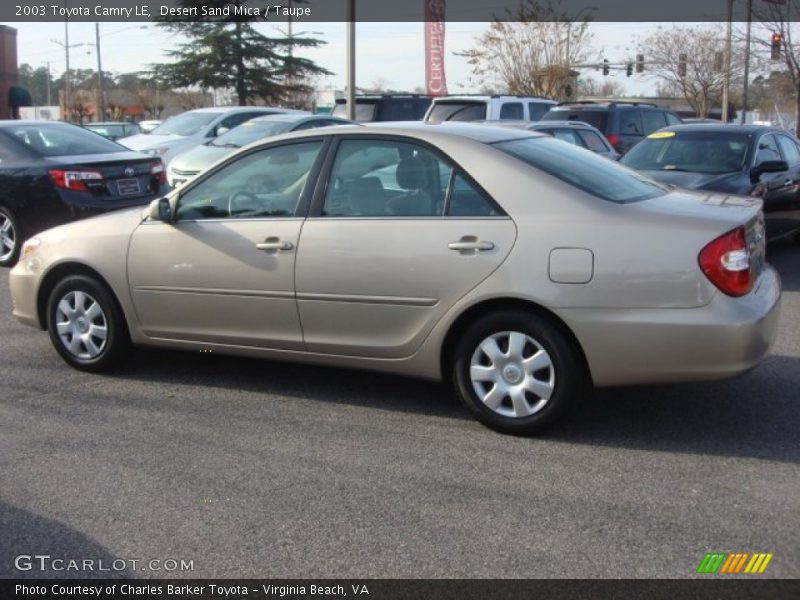 Desert Sand Mica / Taupe 2003 Toyota Camry LE