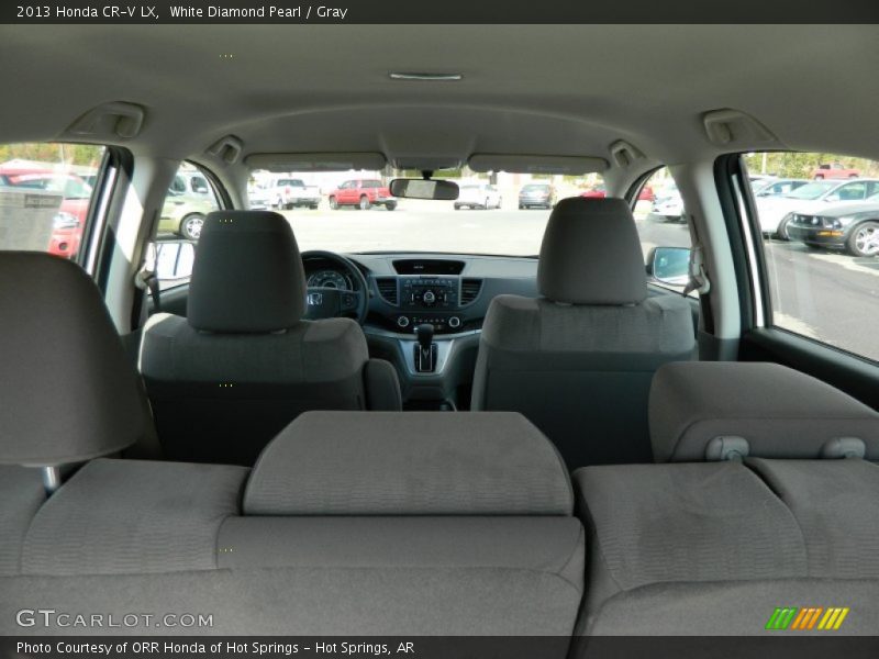 White Diamond Pearl / Gray 2013 Honda CR-V LX