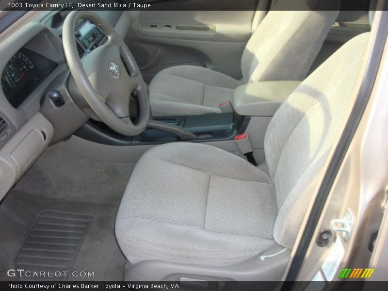 Desert Sand Mica / Taupe 2003 Toyota Camry LE