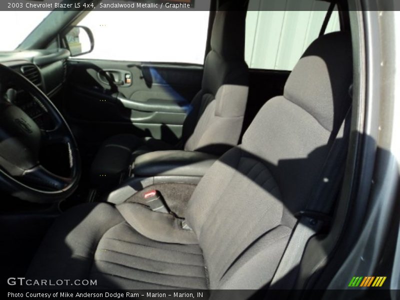 Sandalwood Metallic / Graphite 2003 Chevrolet Blazer LS 4x4