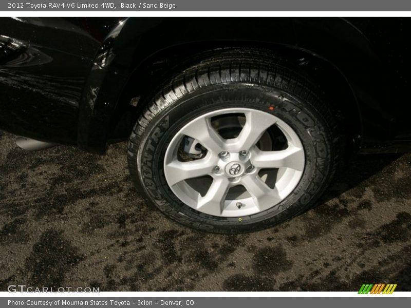 Black / Sand Beige 2012 Toyota RAV4 V6 Limited 4WD